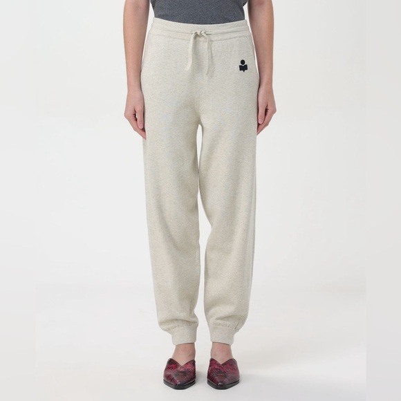 Isabel Marant ÉTOILE Kira Joggers Track Pants Light Grey Women’s Size 34 NWT - Picture 1 of 16